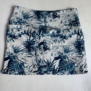SC & Co Blue Floral Athletic Skort